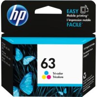 HP 63 - F6U61AA Tri-Colour Ink Cartridge 165 Pages - Genuine