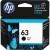 HP 63 - F6U62AA Black Ink Cartridge 190 Pages - Genuine
