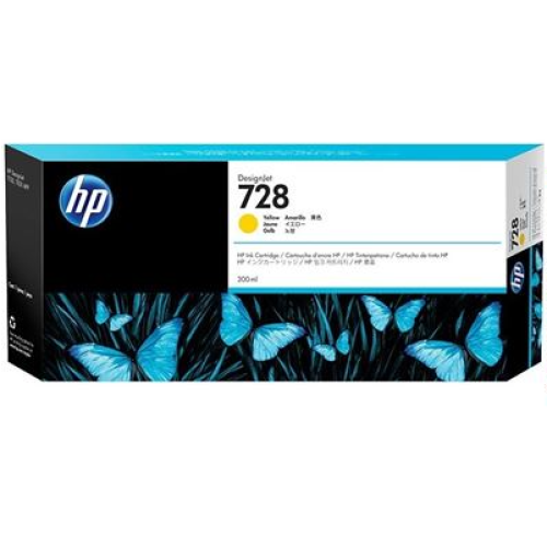 HP 728 - F9K15A High Yield Yellow Ink 300ml - Genuine HP 728 - F9K15A High Yield Yellow Ink 300ml - Genuine