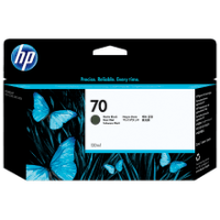 HP 70 Matte Black DesignJet Ink Cartridge C9448A 130-ml - Genuine