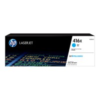 HP 416X - W2041X Cyan Toner Cartridge 6,000 Pages - Genuine HP 416X - W2041X Cyan Toner Cartridge 6,000 Pages - Genuine