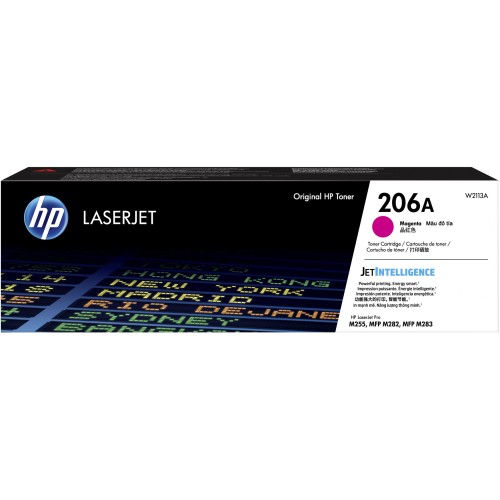 HP 206A - W2113A Magenta Toner Cartridge 1,250 Pages - Genuine HP 206A - W2113A Magenta Toner Cartridge 1,250 Pages - Genuine