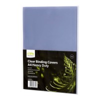 Icon Binding Covers A4 Clear 200mic, Pack of 20