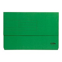 Card Document Wallet Green Foolscap