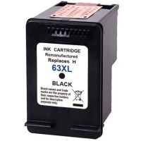 HP 63XL Hi-Yield Black Ink Cartridge 480 Pages - F6U64AA - Compatible