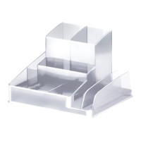 Italplast Desk Organiser Clear