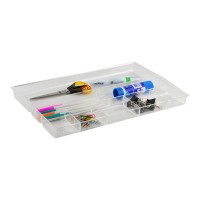 Italplast Drawer Tidy Clear
