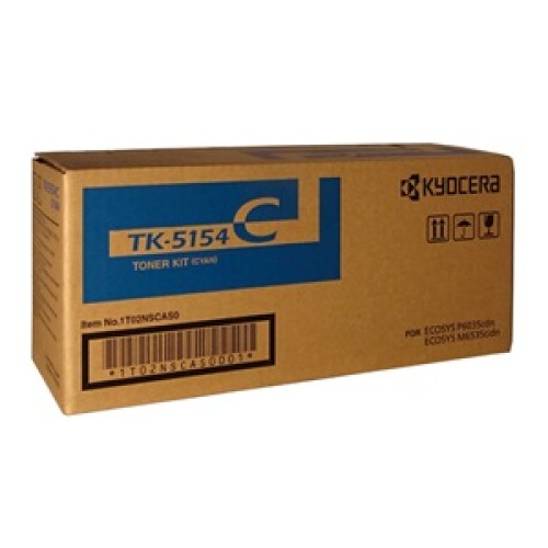 Kyocera TK5154C Cyan Toner - M6535 P6035 - Genuine Kyocera TK5154C Cyan Toner - M6535 P6035 - Genuine