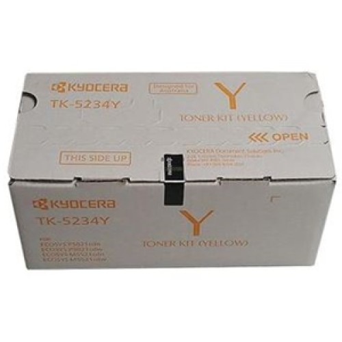Kyocera TK5234Y Yellow Toner 2200 Pages - Genuine Kyocera TK5234Y Yellow Toner 2200 Pages - Genuine