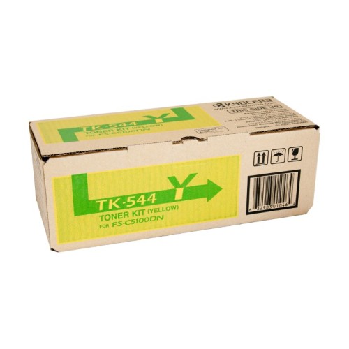 Kyocera TK544Y Yellow Toner - FSC5100DN - Genuine Kyocera TK544Y Yellow Toner - FSC5100DN - Genuine