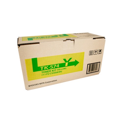 Kyocera TK574Y Yellow Toner - FSC5400DN - Genuine Kyocera TK574Y Yellow Toner - FSC5400DN - Genuine