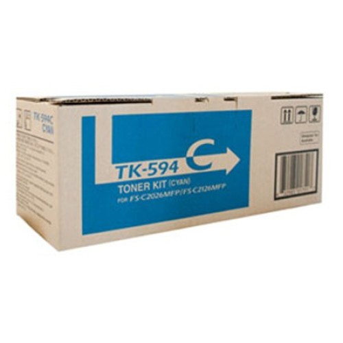 Kyocera TK594C Cyan Toner - FSC2026 FSC2126 - Genuine Kyocera TK594C Cyan Toner - FSC2026 FSC2126 - Genuine