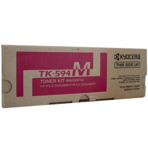 Kyocera TK594M Magenta Toner - FSC2026 FSC2126 - Genuine Kyocera TK594M Magenta Toner - FSC2026 FSC2126 - Genuine