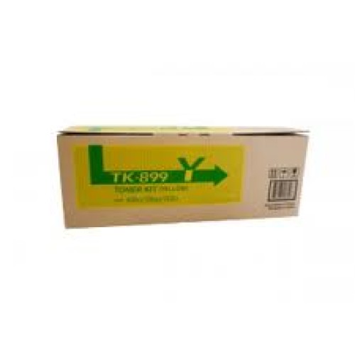Kyocera TK899Y Yellow Toner 6,000 Pages - Genuine Kyocera TK899Y Yellow Toner 6,000 Pages - Genuine