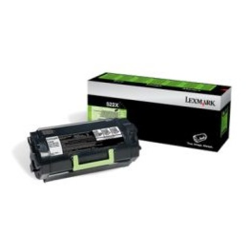 Lexmark 523X - 52D3X0E Black Toner 45,000 Pages - Genuine Lexmark 523X - 52D3X0E Black Toner 45,000 Pages - Genuine