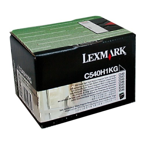 Lexmark C540H1KG Black Toner 2,500 Pages - Genuine Lexmark C540H1KG Black Toner 2,500 Pages - Genuine