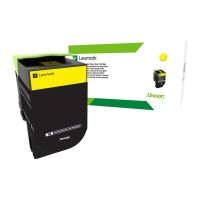 Lexmark 708XY-70C8XY0 Yellow Toner 4000 pages - Genuine