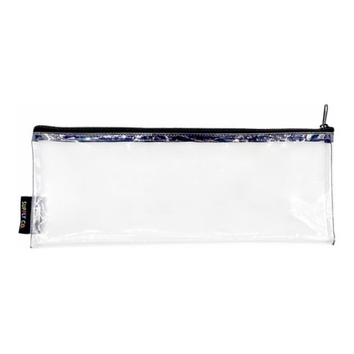 Supply Co Clear Pencil Case 34 x 13.5cm Supply Co Clear Pencil Case 34 x 13.5cm