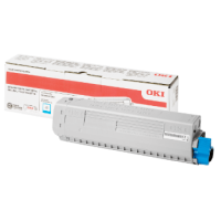 Oki 46861311 C834 Cyan Toner Cartridge 10,000 Pages - Genuine Oki 46861311 C834 Cyan Toner Cartridge 10,000 Pages - Genuine