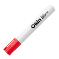Okin Whiteboard Marker Chisel Tip Red