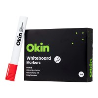Okin Whiteboard Marker Chisel Tip Red