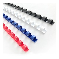 100-Pack Binding Coil Plastic 10mm Red