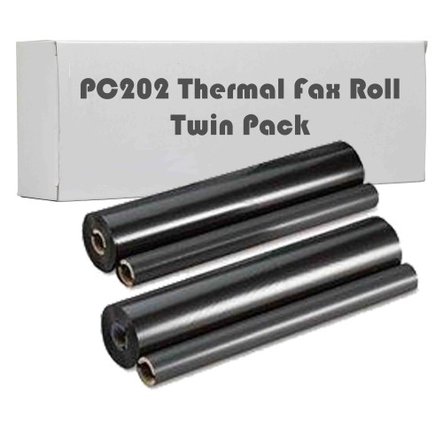 Brother PC202RF Fax Roll Twinpack - Compatible Brother PC202RF Fax Roll Twinpack - Compatible
