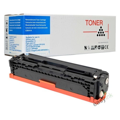 CE321A - CB541A - CART316C - CART416C Cyan 1400 Pages - Compatible CE321A - CB541A - CART316C - CART416C Cyan 1400 Pages - Compatible