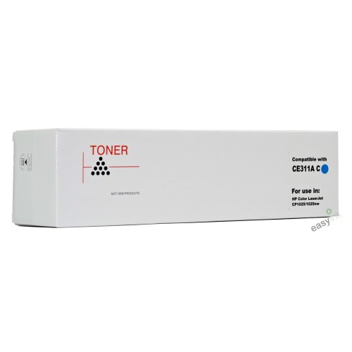 HP 126A Cyan Toner Cartridge - CE311A - Compatible HP 126A Cyan Toner Cartridge - CE311A - Compatible