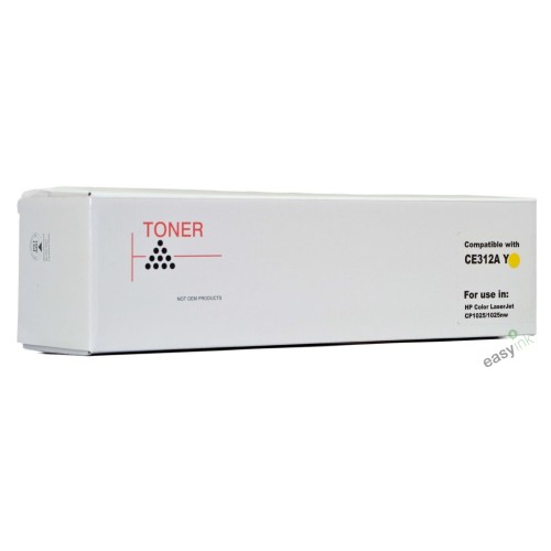 HP 126A Yellow Toner Cartridge - CE312A - Compatible HP 126A Yellow Toner Cartridge - CE312A - Compatible