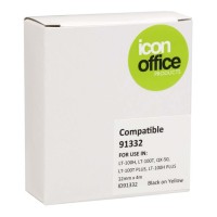 Dymo LetraTag SD91332 Plastic Labels Yellow 12mm x 4m - Compatible Dymo LetraTag SD91332 Plastic Labels Yellow 12mm x 4m - Compatible