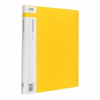 Display Book A4 with Insert Spine 40 Pocket Yellow