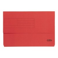 Document Wallet 25mm Expanding Gusset Red Foolscap