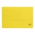 Document Wallet 25mm Expanding Gussett Yellow Foolscap