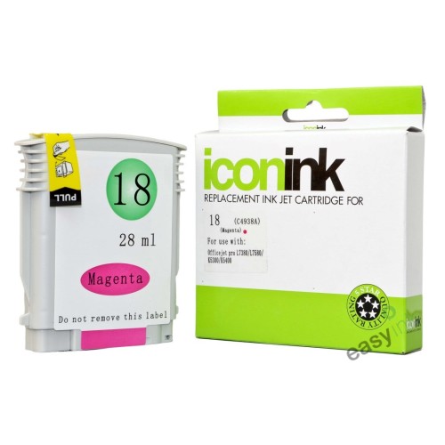 HP 18 C4938A Magenta Ink Cartridge - Compatible HP 18 C4938A Magenta Ink Cartridge - Compatible