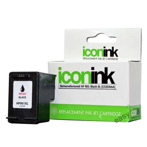 HP 901XL Black Hi-Yield Ink Cartridge - CC654A - Compatible HP 901XL Black Hi-Yield Ink Cartridge - CC654A - Compatible