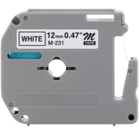 Brother MK231 Black on White Tape 12mm x 8m - Compatible Brother MK231 Black on White Tape 12mm x 8m - Compatible