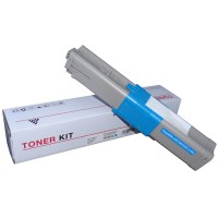 Oki C301 - 44973547 Cyan Toner Cartridge 1,500 Pages - Compatible WB Oki C301 - 44973547 Cyan Toner Cartridge 1,500 Pages - Compatible WB