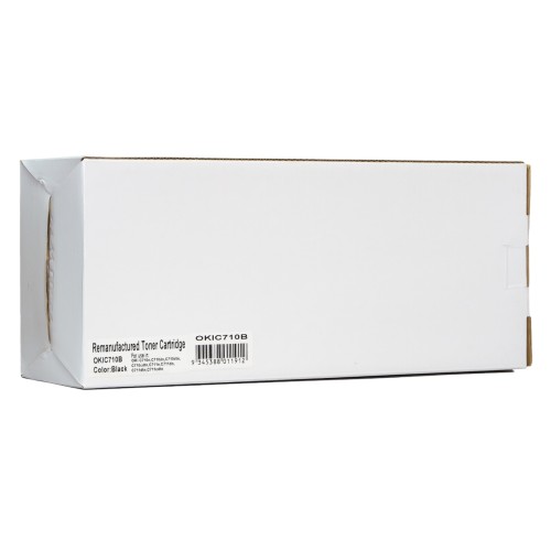 Oki C710 Black Toner Cartridge - 44318612 - Compatible Oki C710 Black Toner Cartridge - 44318612 - Compatible