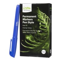 Permanent Marker Pen Style Blue Permanent Marker Pen Style Blue