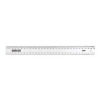Ruler Clear Narrow Style 30cm