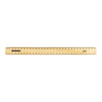 Ruler Wooden Narrow Style 30cm