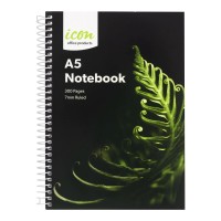 Spiral Notebook Soft Cover 300 Pages A5