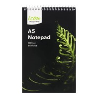 Spiral Notepad A5 Soft cover 300 pg