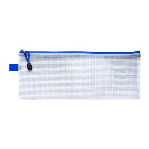 Mesh Bag Pencil Case Zipped Oversize 340mm x 135mm Mesh Bag Pencil Case Zipped Oversize 340mm x 135mm