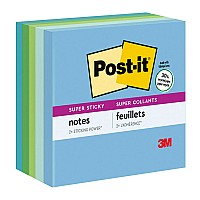 5-Pack Post-it Rec Super Sticky Notes 654-5SST 76x76mm Oasis (Bora)