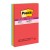 3-Pack Post-it Super Sticky Lined Notes 660-3SSAN 101x152mm Primaries (Marrakesh)