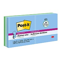 6-Pack Post-it Rec Super Sticky Pop Up Notes R330-6SST 76x76mm Oasis (Bora)