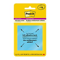 4-Pack Post-it Super Sticky Full Stick Notes F330-4SSAU 76x76mm Energy (Rio)