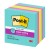 Post-it Super Sticky Memo Cube 2027-SSAFG 76mm x 76mm 360 sheet cube